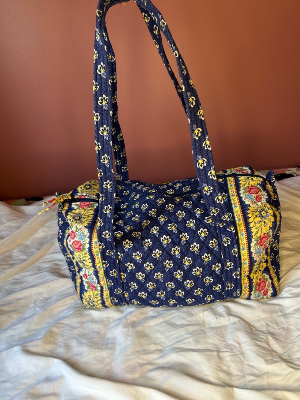 Vera Bradley Maison Blue medium size Duffel Bag